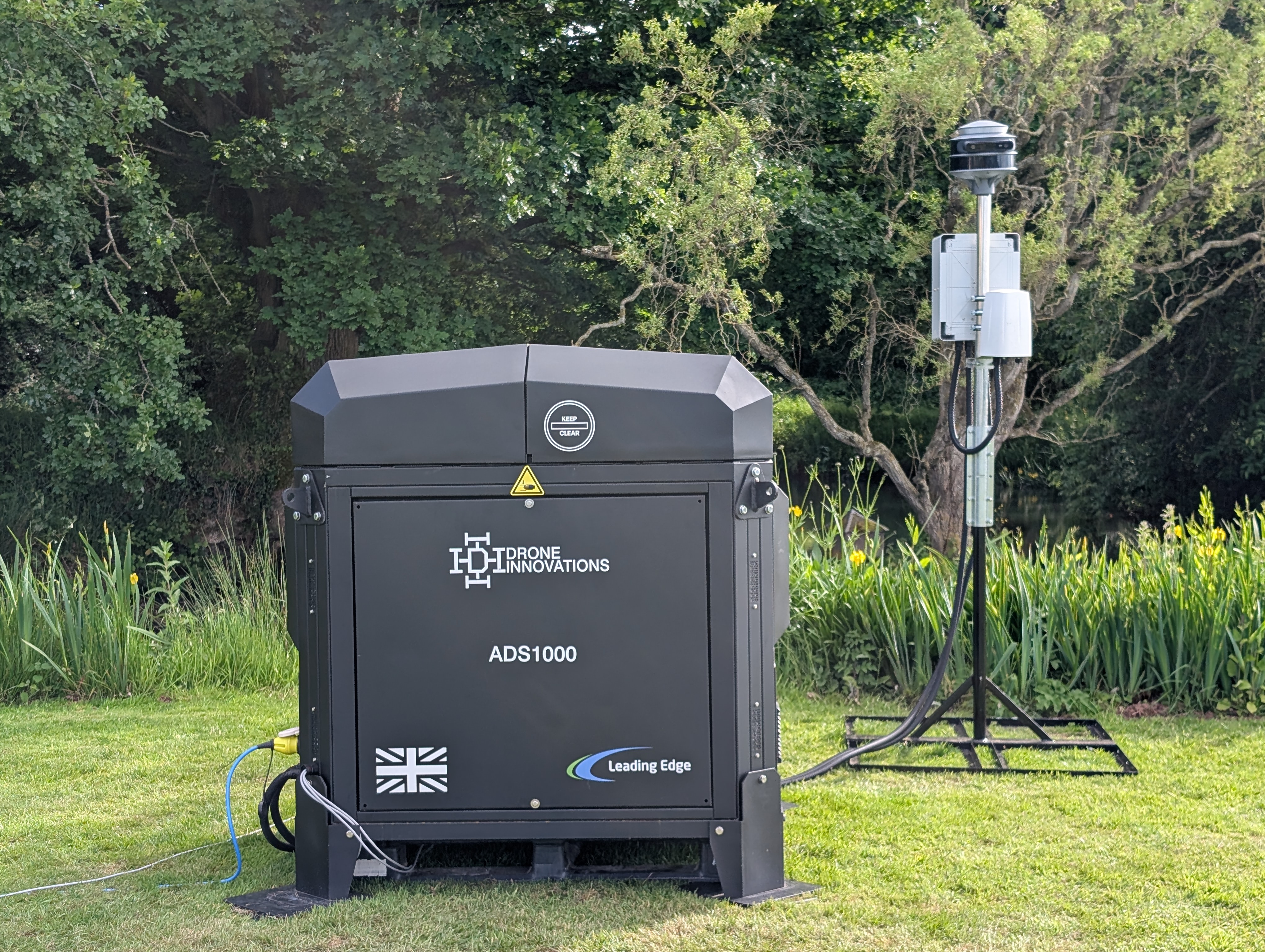 Autonomous drone docking station demonstration powered by off-grid renewable energy